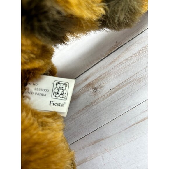 Fiesta Red Panda 12" Plush Realistic Stuffed Animal Striped Tail Cute Toy - Picture 10 of 15